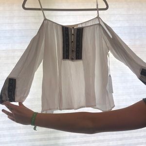 cold shoulder blouse